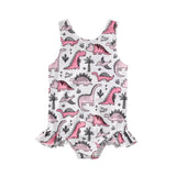 Dino Sleeveless Toddler Swimsuit - Wearebambino - 2T - Dino Sleeveless Toddler Swimsuit