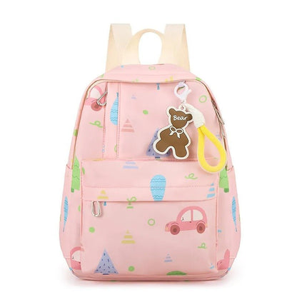 Double Shoulder Backpack - Wearebambino - Pink - Double Shoulder Backpack