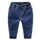 Elastic Boys Denim Jeans - Wearebambino - Dark Blue - 12 M - Elastic Boys Denim Jeans