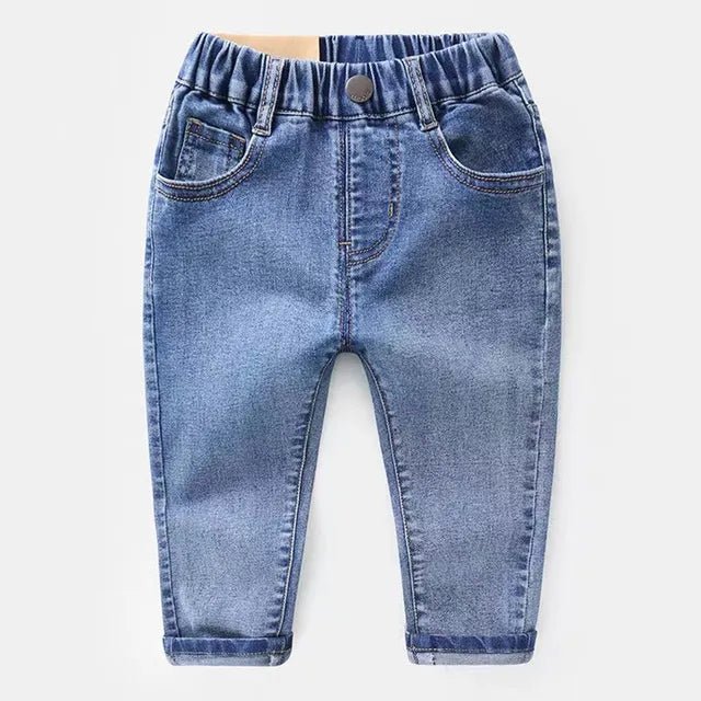 Elastic Boys Denim Jeans - Wearebambino - Blue - 12 M - Elastic Boys Denim Jeans