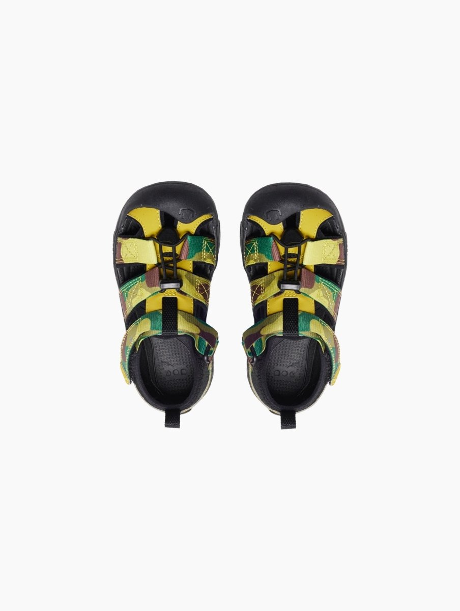 Family Matching Hiking Free Summer Sandals - Wearebambino - Yellow Green Camo - US 8C | EU 25 - Family Matching Hiking Free Summer Sandals