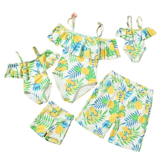 Family Matching Swimwear - Wearebambino - SLM - 849 - Mom S - Family Matching Swimwear