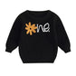 First Bloom Celebration Knitted Baby Sweater - Wearebambino - Black - 6 - 9 M - First Bloom Celebration Knitted Baby Sweater