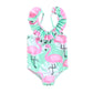 Flamingo Backless Toddler Swimsuit - Wearebambino - 2T - Flamingo Backless Toddler Swimsuit