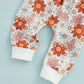 Flowers Sweatshirt Baby Set - Wearebambino - 3 - 6 M - Flowers Sweatshirt Baby Set