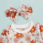 Flowers Sweatshirt Baby Set - Wearebambino - 3 - 6 M - Flowers Sweatshirt Baby Set