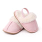 Fluffy Slipper Baby Shoes - Wearebambino - Dark Brown - 1 - Fluffy Slipper Baby Shoes