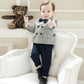 Full Set Boys Wedding - Wearebambino - Gray/Dark Blue /5 pcs - 9 M - Full Set Boys Wedding