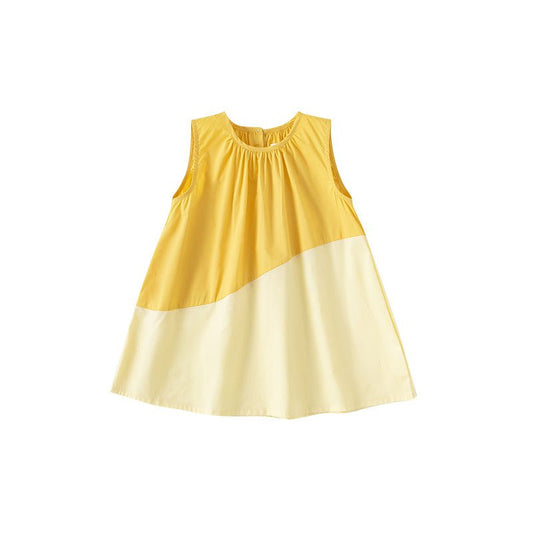 Garden Party Vest Dress - Wearebambino - Yellow - 12 M - Garden Party Vest Dress