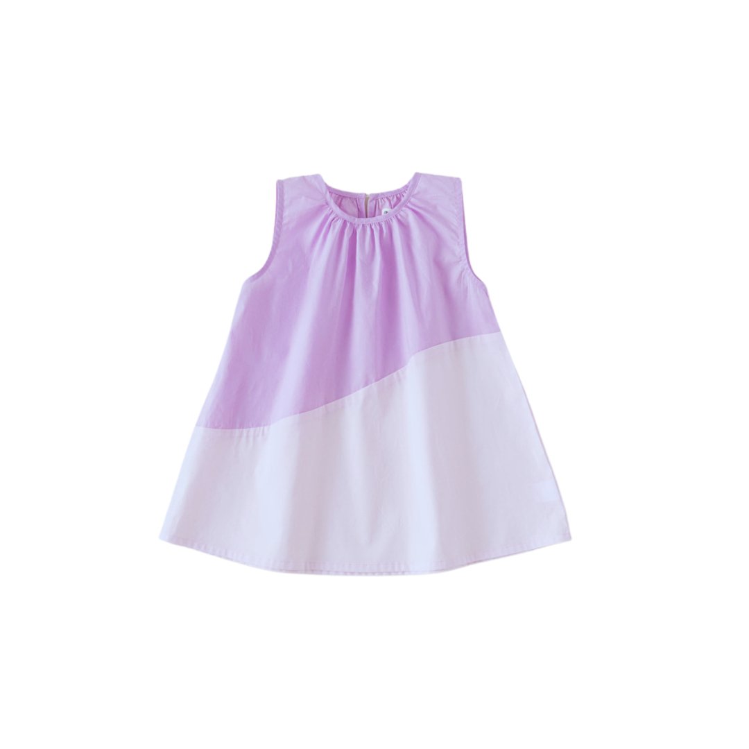 Garden Party Vest Dress - Wearebambino - Purple - 12 M - Garden Party Vest Dress