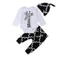 Giraffe Black and White Baby Set - Wearebambino - 0 - 3 M - Giraffe Black and White Baby Set