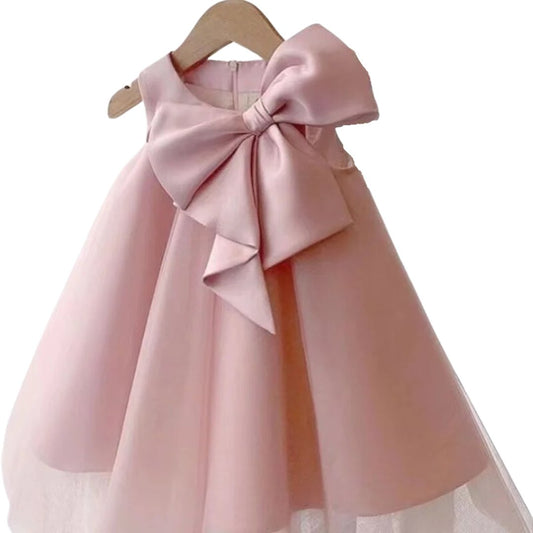 Girls' Birthday Dress - Wearebambino - Pink - 12 M - Girls' Birthday Dress