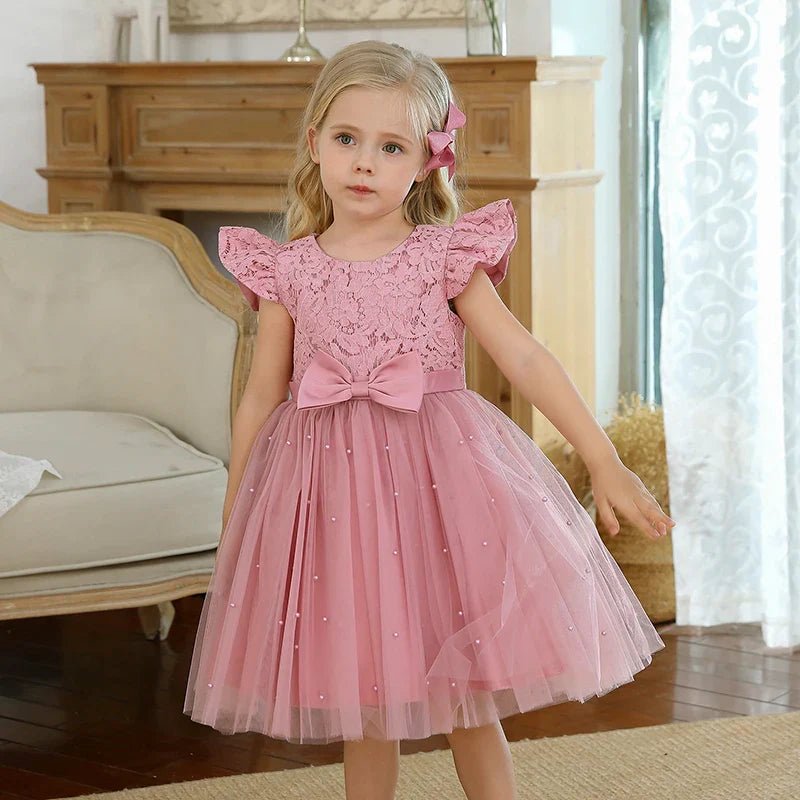 Girls' Princess Tutu Dress - Wedding & Birthday - Wearebambino - Dress - 9 - 12 M - Girls' Princess Tutu Dress - Wedding & Birthday