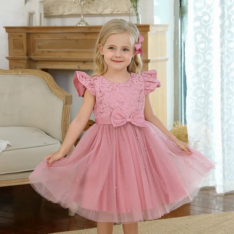 Girls' Princess Tutu Dress - Wedding & Birthday - Wearebambino - Dress - 9 - 12 M - Girls' Princess Tutu Dress - Wedding & Birthday