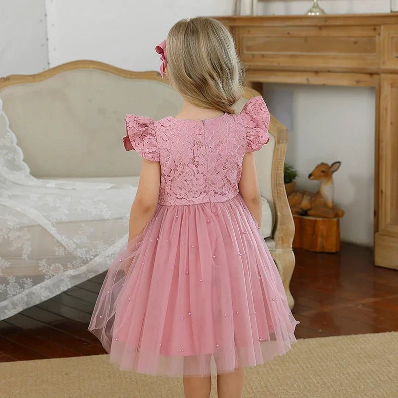 Girls' Princess Tutu Dress - Wedding & Birthday - Wearebambino - Dress - 9 - 12 M - Girls' Princess Tutu Dress - Wedding & Birthday