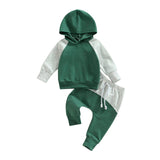 Green Hooded Baby Set - Wearebambino - 3 - 6 M - Green Hooded Baby Set