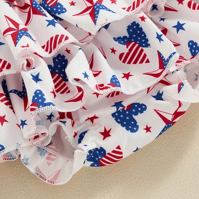 Happy 4th of July Baby Set - Wearebambino - 0 - 3 M - Happy 4th of July Baby Set