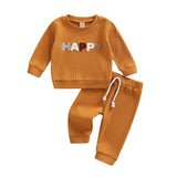 Happy Waffle Baby Set - Wearebambino - 0 - 3 M - Happy Waffle Baby Set