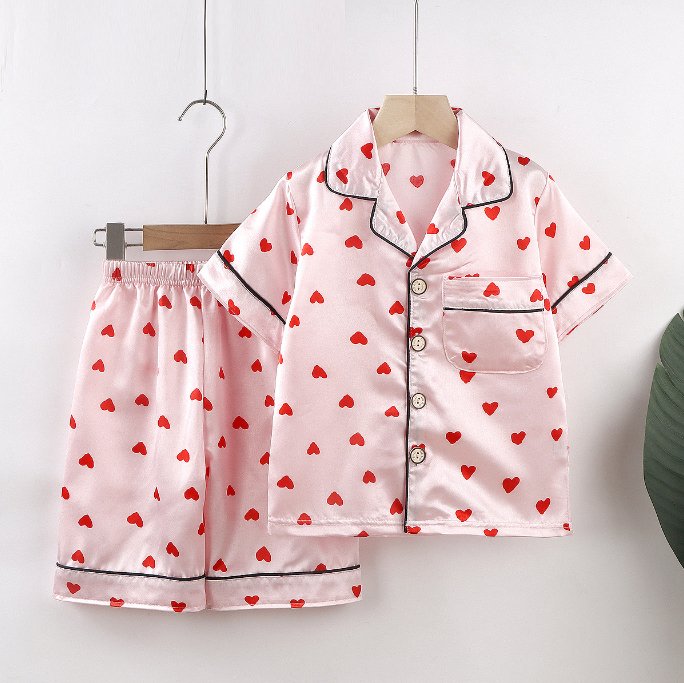 Heart Whisper Summer PJ Set - Wearebambino - Pink - 2T - Heart Whisper Summer PJ Set