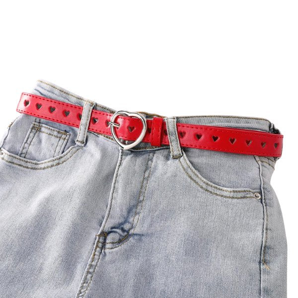 Heartbeat Fashion Belt - Wearebambino - Red - Heartbeat Fashion Belt