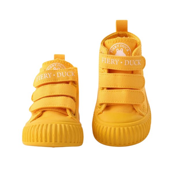 Heartfelt Velcro Shoes - Valentine's Edition - Wearebambino - Yellow - 5 - Heartfelt Velcro Shoes - Valentine's Edition