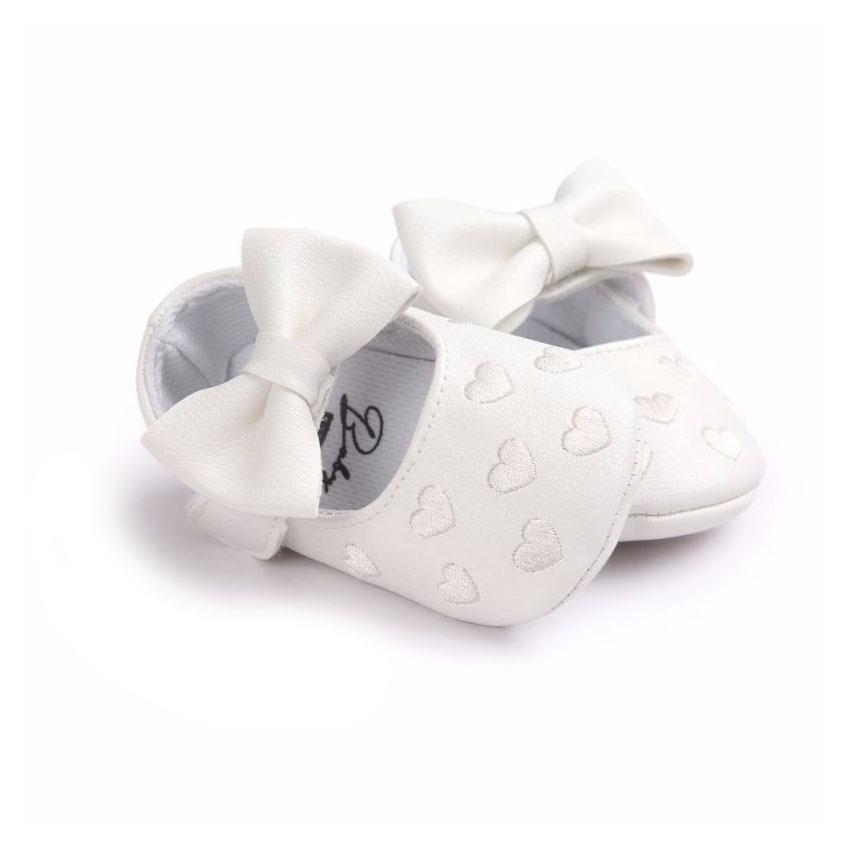 Hearts Baby Moccasins - Wearebambino - White - 1 - Hearts Baby Moccasins