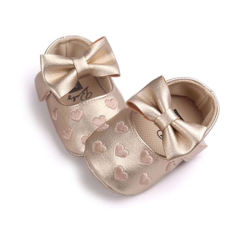 Hearts Baby Moccasins - Wearebambino - White - 1 - Hearts Baby Moccasins