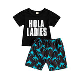 Hola Ladies Tropical Baby Set - Wearebambino - 3 - 6 M - Hola Ladies Tropical Baby Set