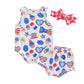 Independence Day Sleeveless Baby Set - Wearebambino - 0 - 3 M - Independence Day Sleeveless Baby Set