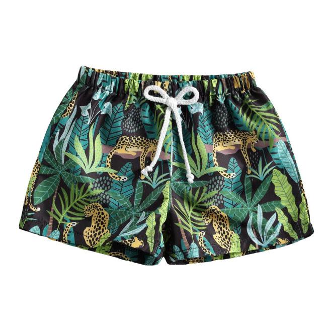 Jungle Toddler Beach Shorts - Wearebambino - 2T - Jungle Toddler Beach Shorts