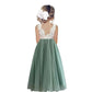 Kids' Lace Princess Party Dress - Wearebambino - Green - 18 M - Kids' Lace Princess Party Dress