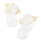 Lace Dance Socks - Wearebambino - White - 0 - 6 M - Lace Dance Socks