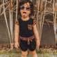 Leopard Black Toddler Set - Wearebambino - 2T - Leopard Black Toddler Set