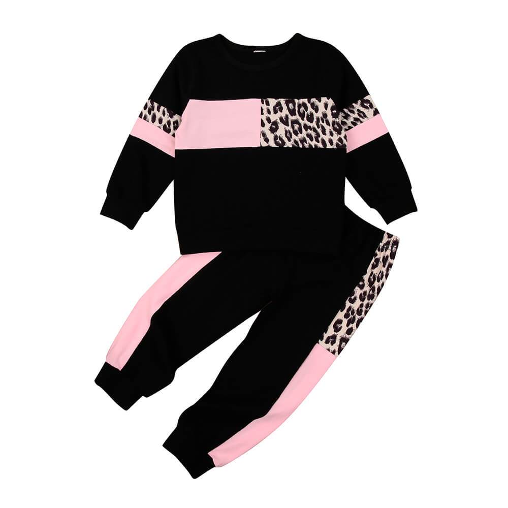 Leopard Jogger Toddler Set - Wearebambino - 2T - Leopard Jogger Toddler Set