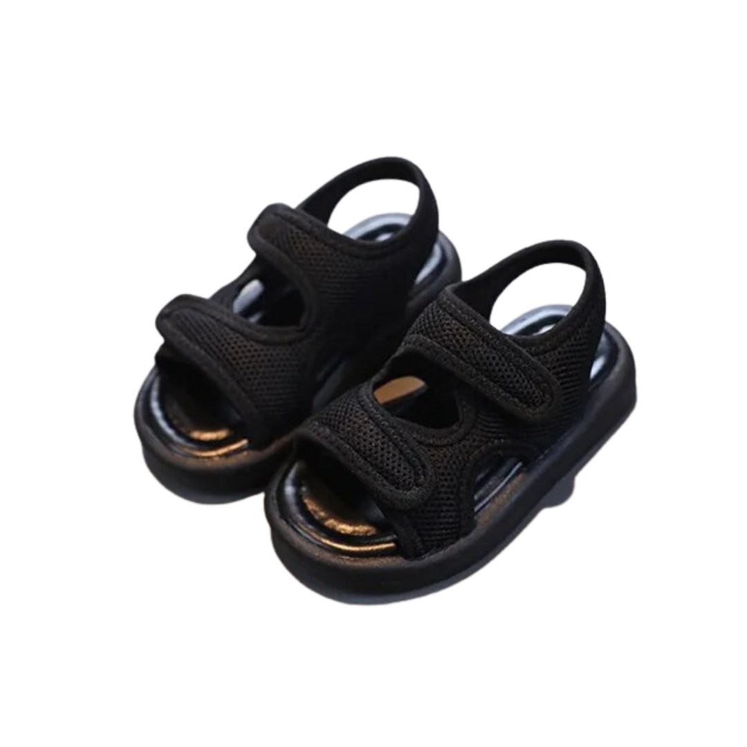 Little Explorer Sandals - Wearebambino - Black - 21 - Little Explorer Sandals