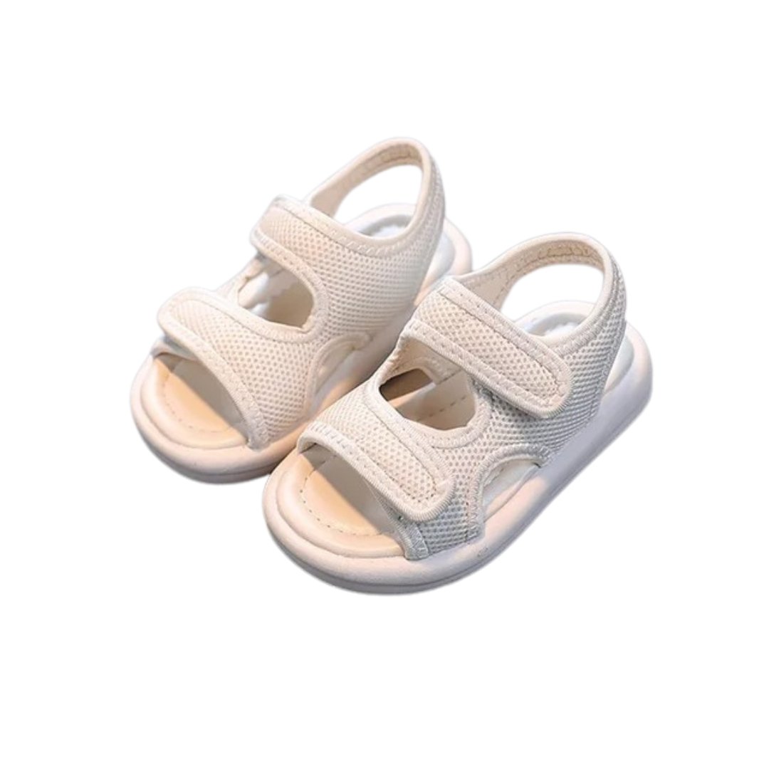 Little Explorer Sandals - Wearebambino - White - 21 - Little Explorer Sandals