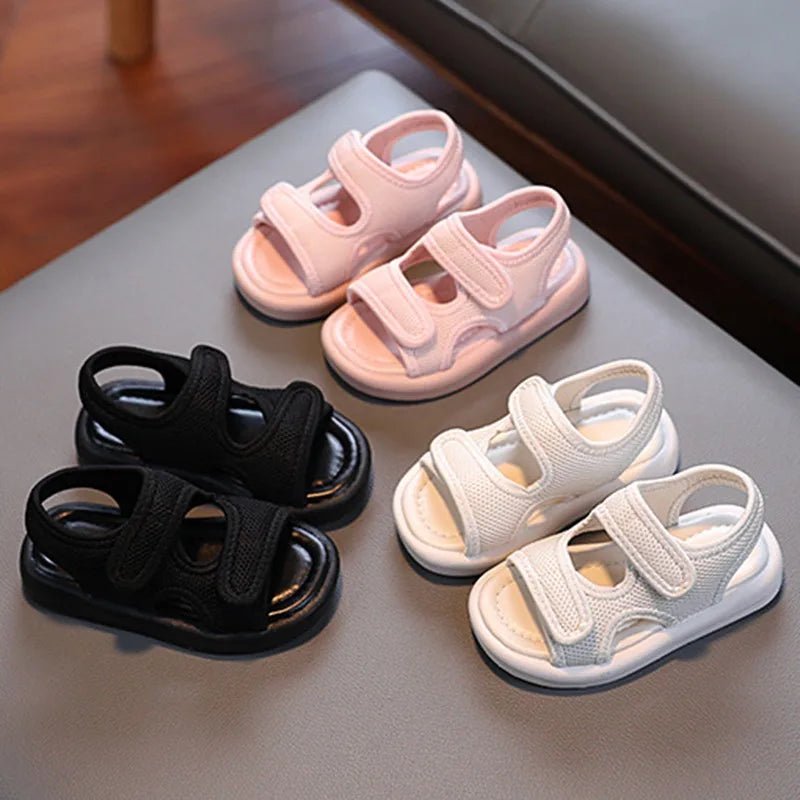 Little Explorer Sandals - Wearebambino - White - 21 - Little Explorer Sandals