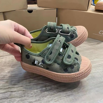 Lollipop Canvas Shoes - Wearebambino - Green - US 6C | EU 22 - Lollipop Canvas Shoes