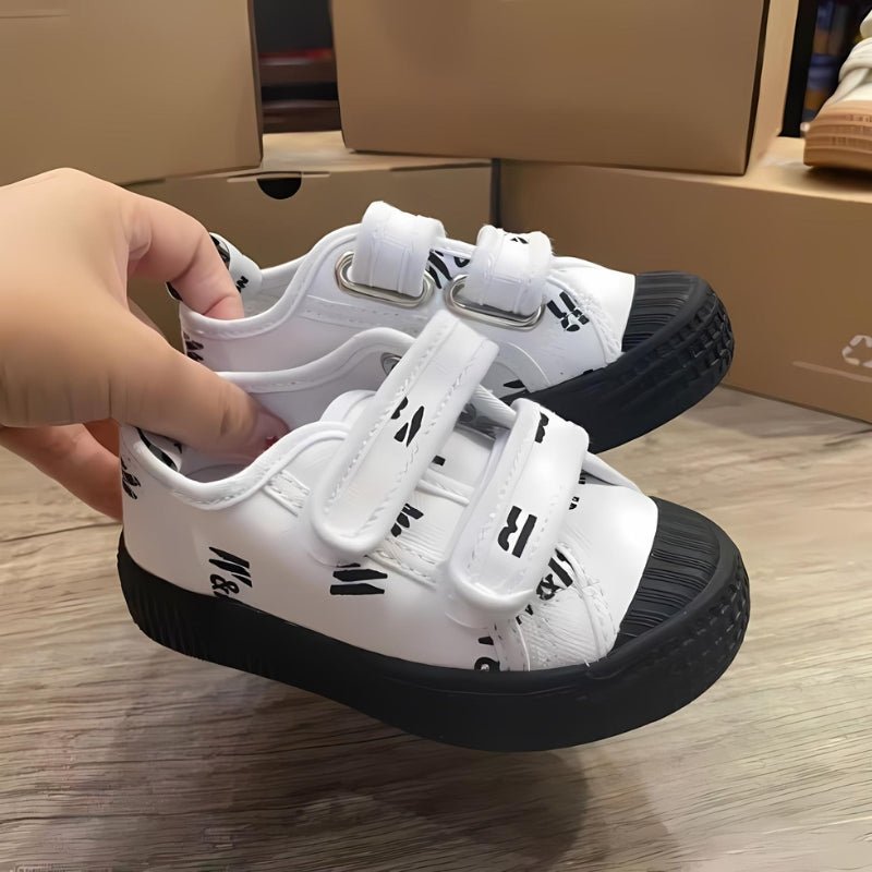 Lollipop Canvas Shoes - Wearebambino - Black & White - US 6C | EU 22 - Lollipop Canvas Shoes