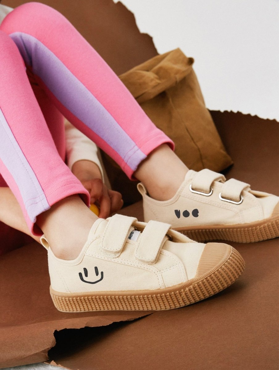 Lollipop Canvas Shoes - Wearebambino - Khaki - US 6C | EU 22 - Lollipop Canvas Shoes