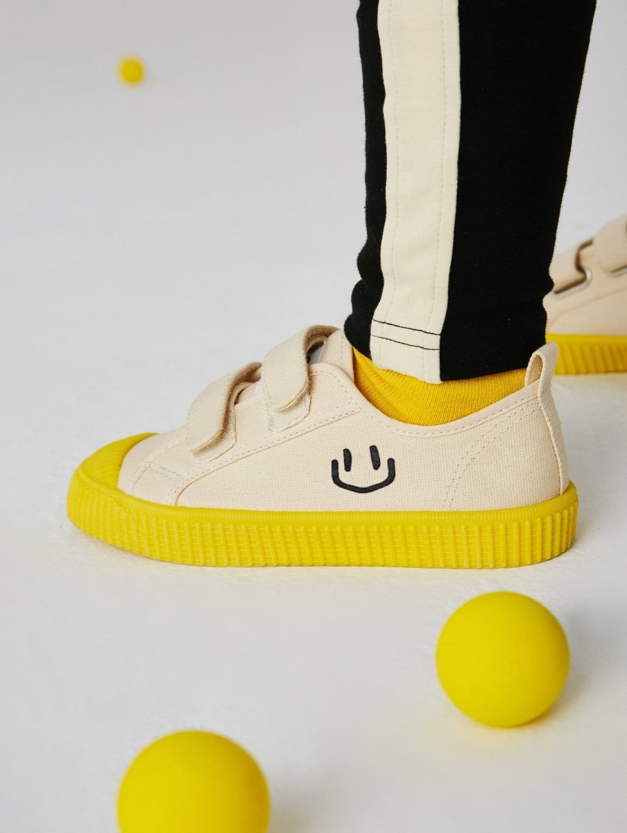 Lollipop Canvas Shoes - Wearebambino - Yellow - US 6C | EU 22 - Lollipop Canvas Shoes