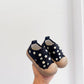 Lollipop Polka Dots Canvas Shoes - Wearebambino - Brown - US 6C | EU 22 - Lollipop Polka Dots Canvas Shoes