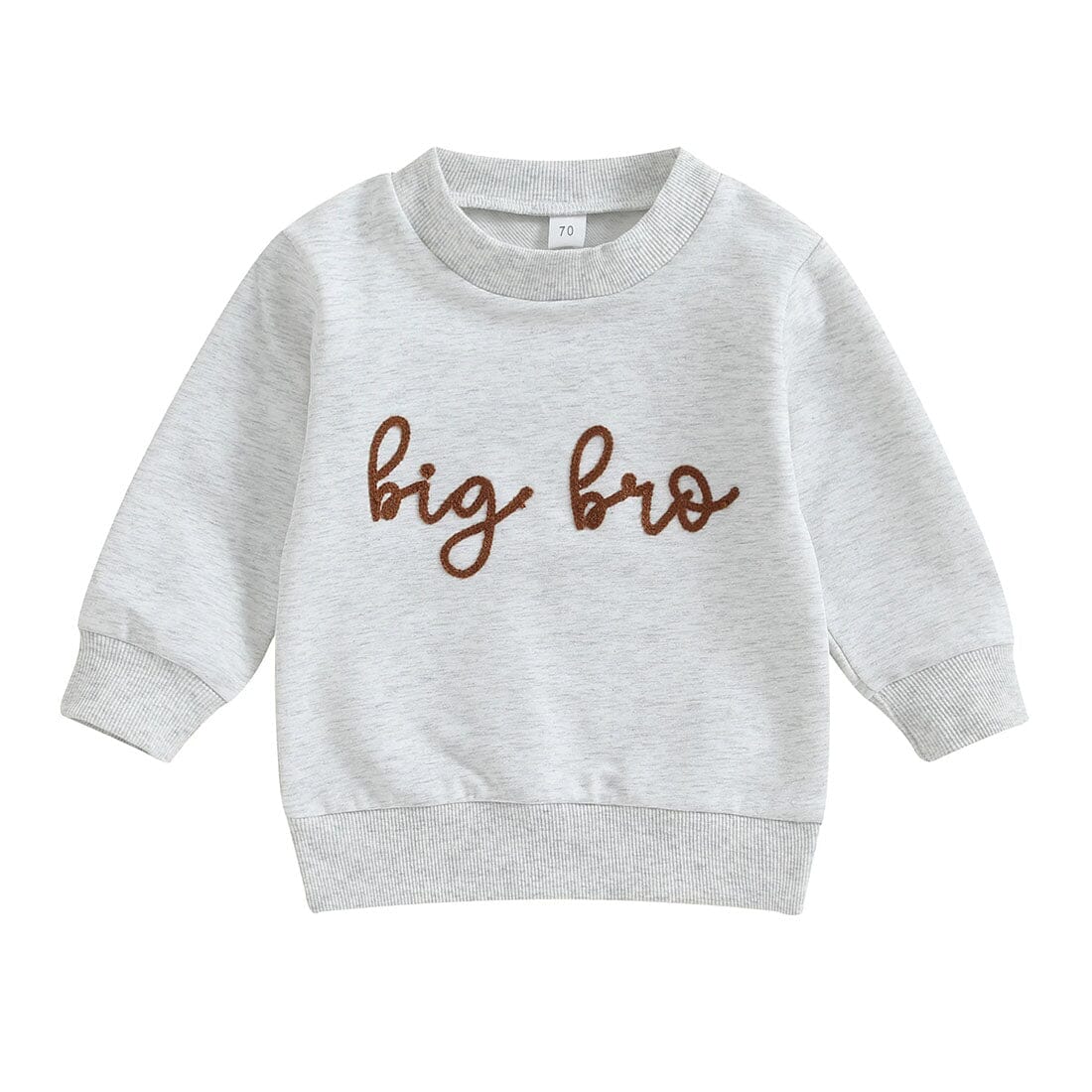 Long Sleeve Big Bro Toddler Sweatshirt - Wearebambino - 9 - 12 M - Long Sleeve Big Bro Toddler Sweatshirt