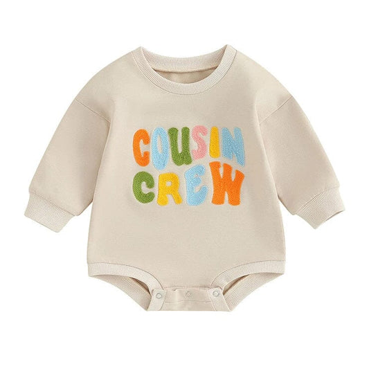 Long Sleeve Cousin Crew Baby Bodysuit - Wearebambino - 0 - 3 M - Long Sleeve Cousin Crew Baby Bodysuit