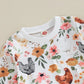 Long Sleeve Floral Chick Baby Set - Wearebambino - 3 - 6 M - Long Sleeve Floral Chick Baby Set