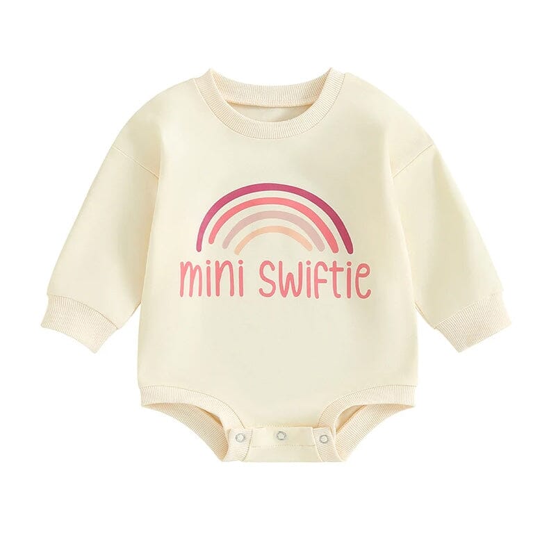 Long Sleeve Mini Swiftie Baby Bodysuit - Wearebambino - 0 - 3 M - Long Sleeve Mini Swiftie Baby Bodysuit