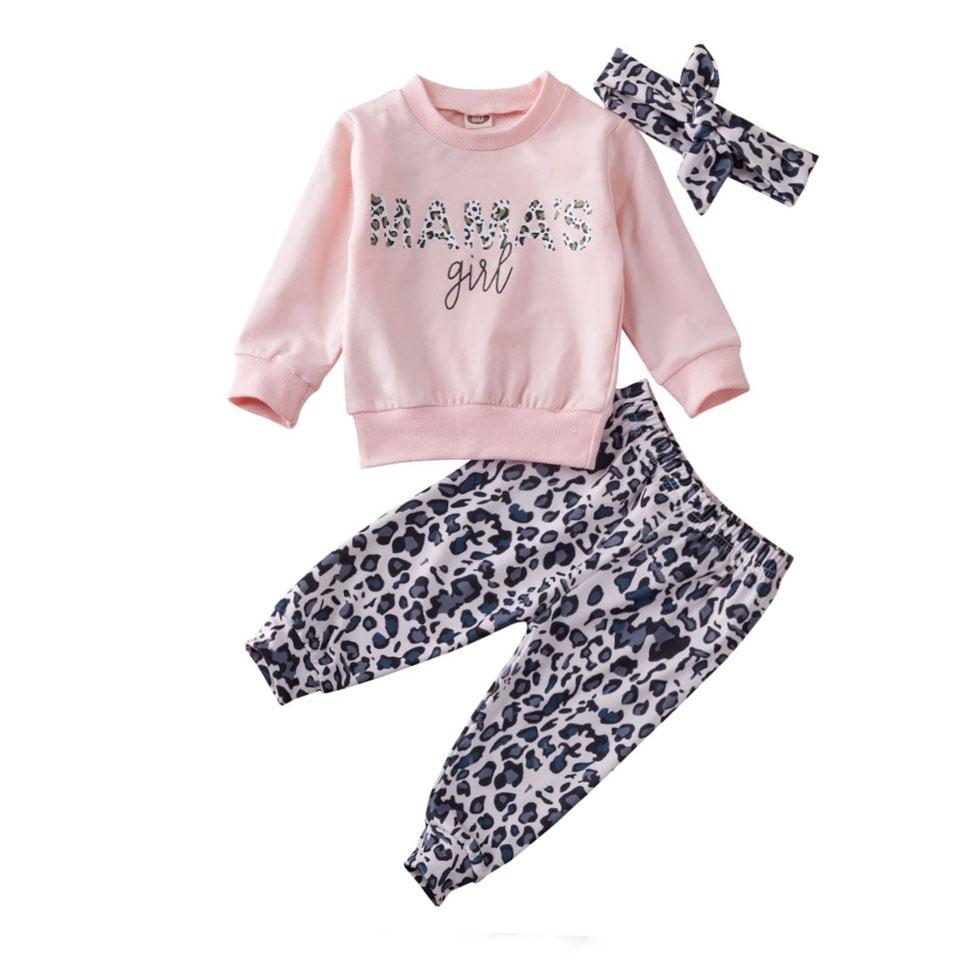 Mama's Girl Leopard Baby Set - Wearebambino - 3 - 6 M - Mama's Girl Leopard Baby Set