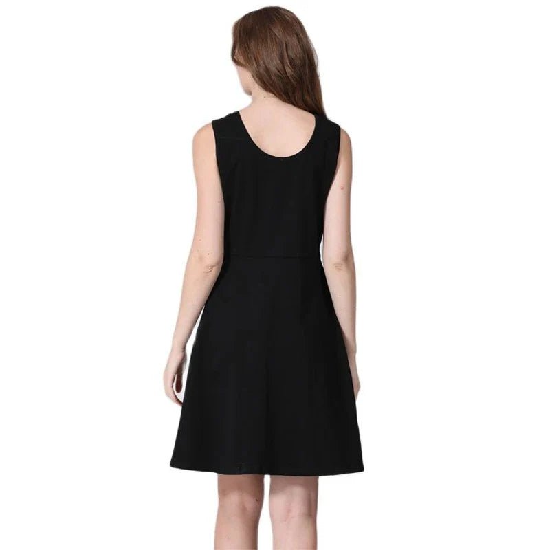 Maternity Dress Zipper - Wearebambino - Black - S - Maternity Dress Zipper