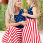 Mommy and Me Fly Like the 4th of July Sundress - Wearebambino - Blue - 2T - Mommy and Me Fly Like the 4th of July Sundress