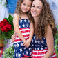 Mommy and Me Oh My Stars and Stripes Smocked Sundress - Wearebambino - Navy - 2T - Mommy and Me Oh My Stars and Stripes Smocked Sundress